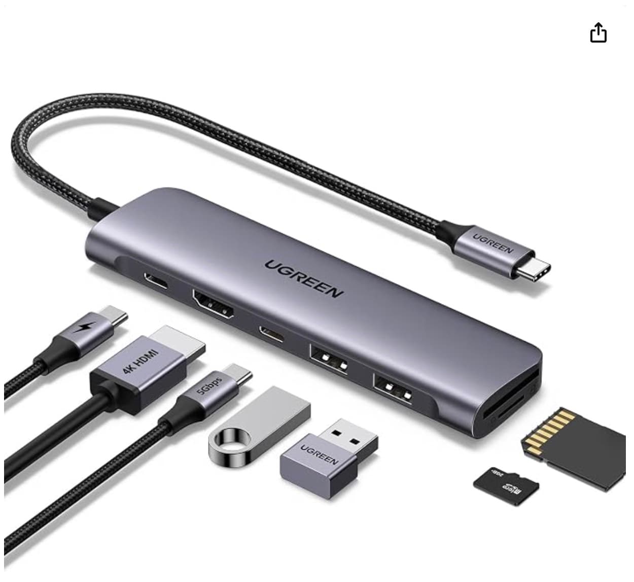 UGREEN USB-C hub product visual